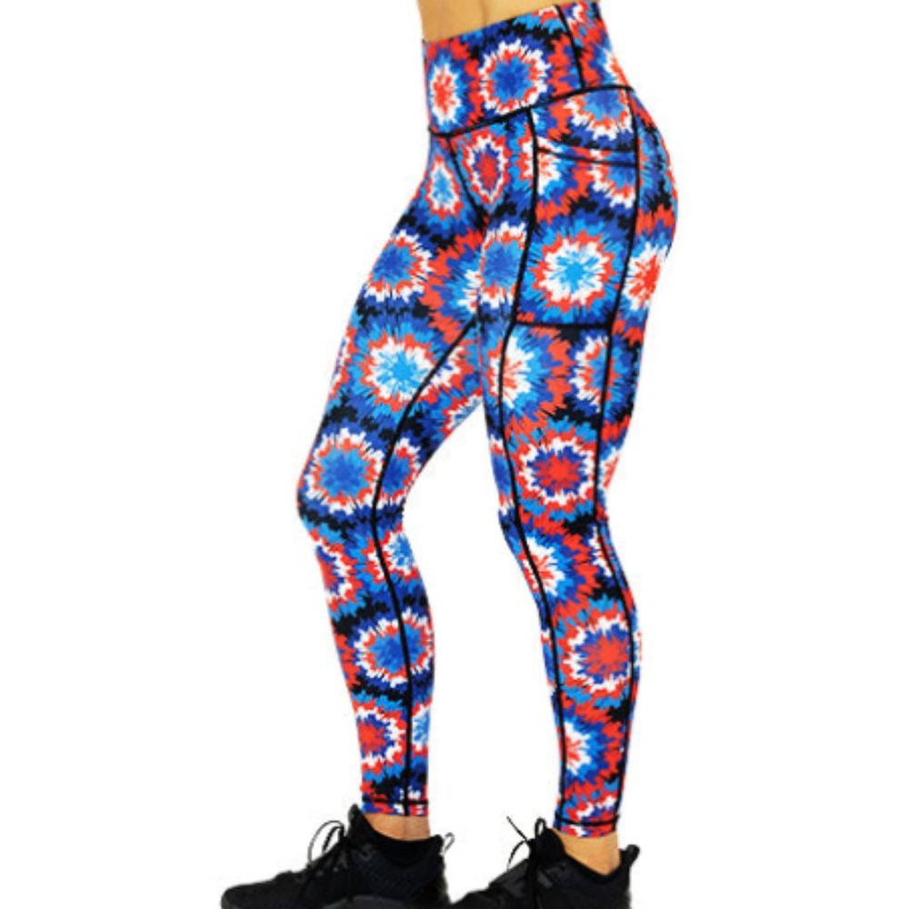 CVG Fireworks Capri Leggings S